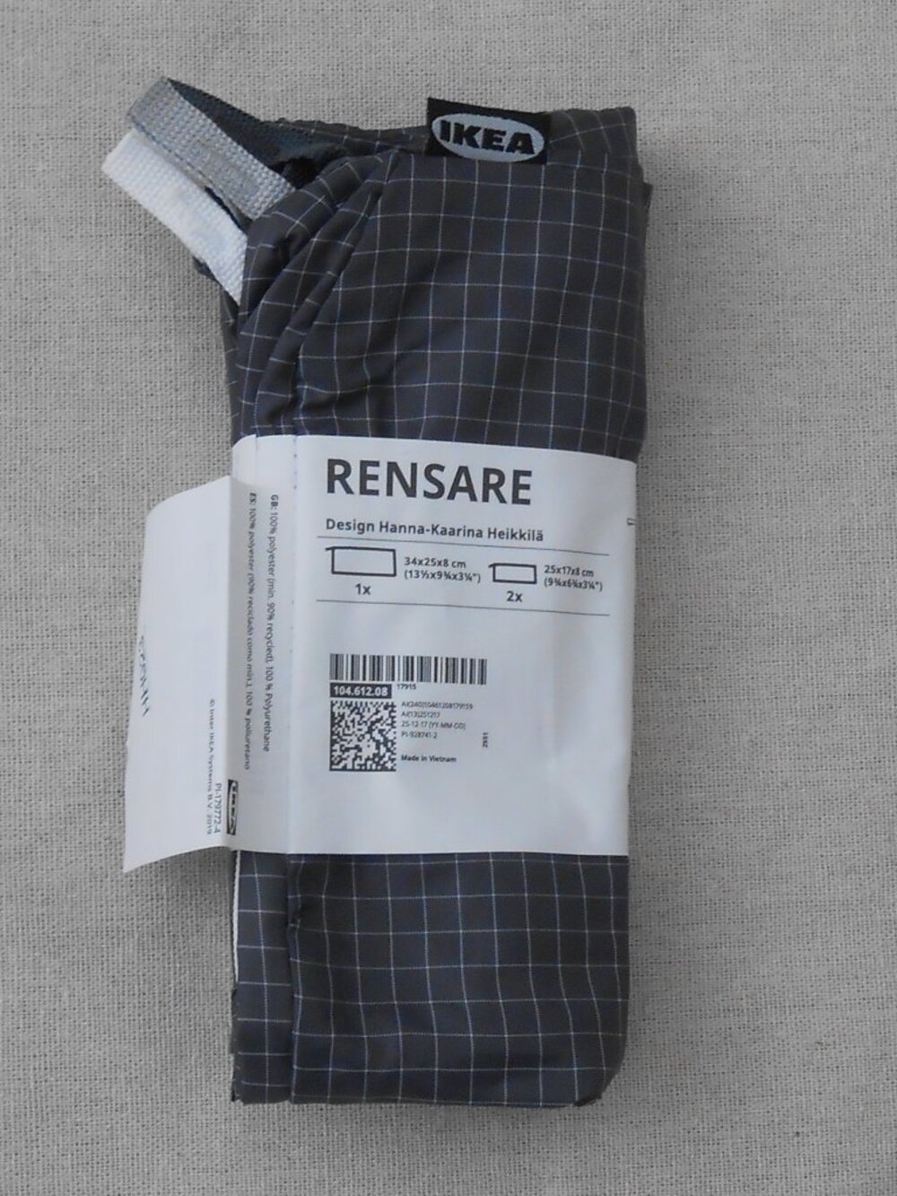 IKEA Packing Cubes Set – 3 Lightweight Luggage Organizers bags for Travel NWT